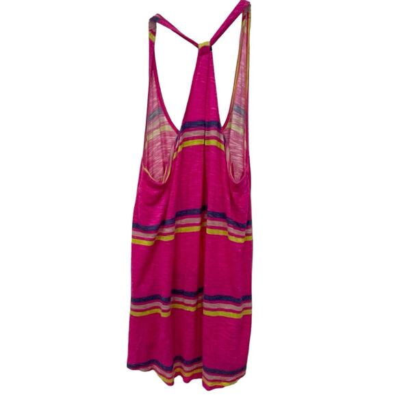 Splendid Pink Yellow Blue Stripes Tank Top Size Small - Picture 3 of 6